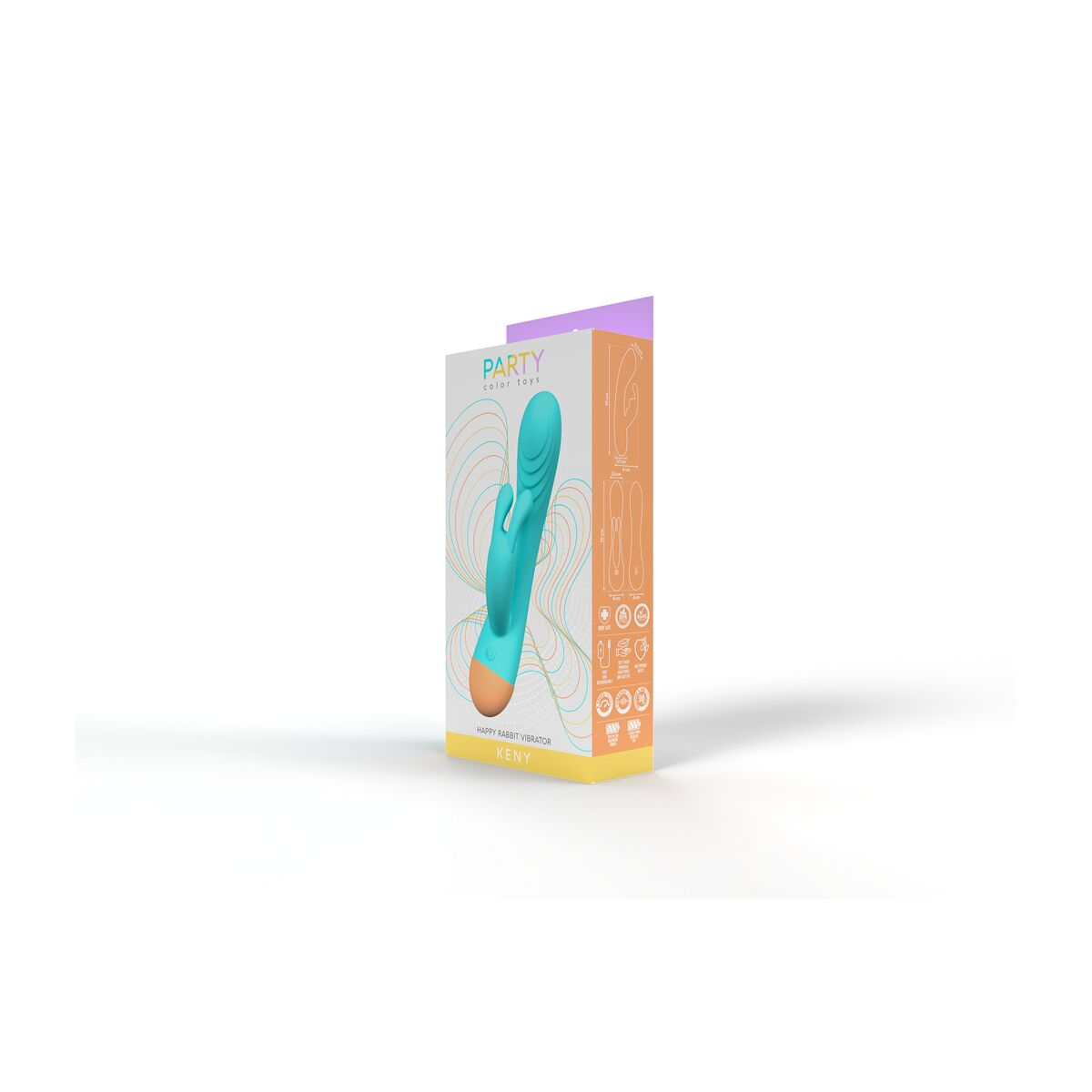 Vibrator G-točke Party Color Toys Modra